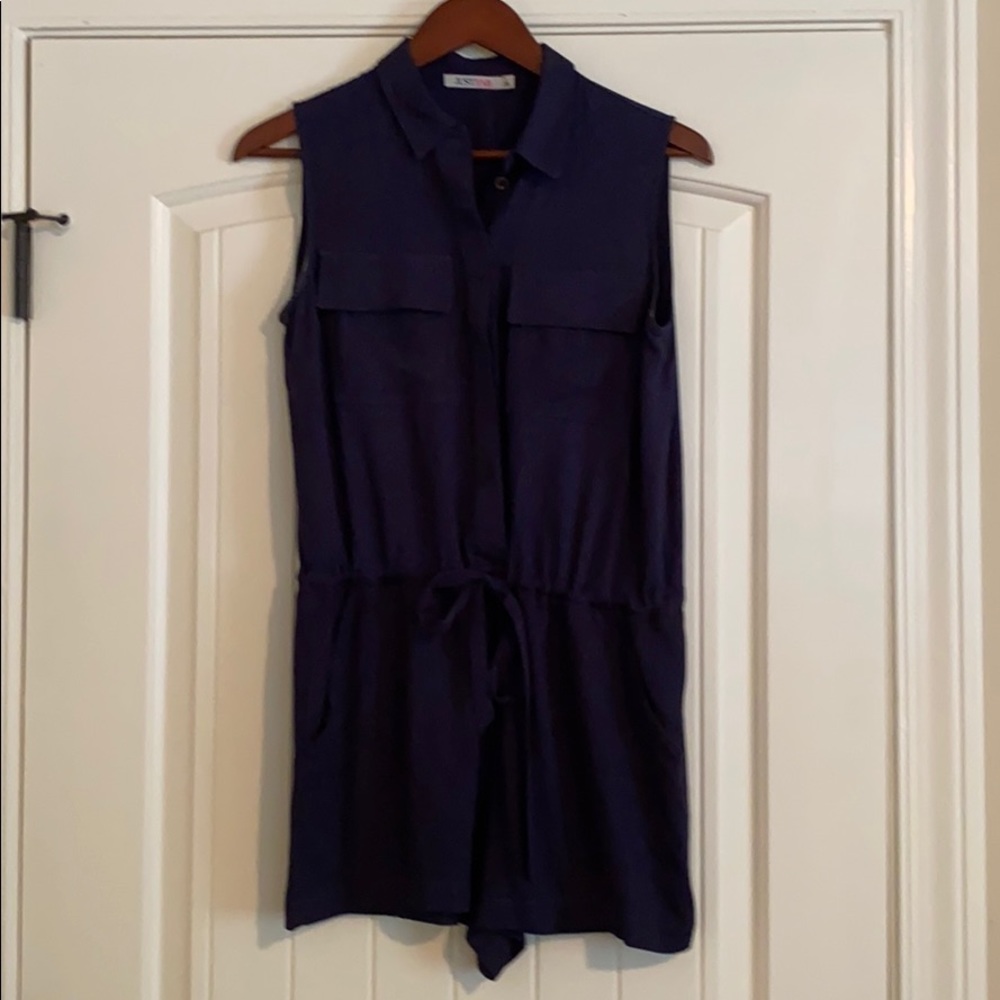 Romper with pockets pocket